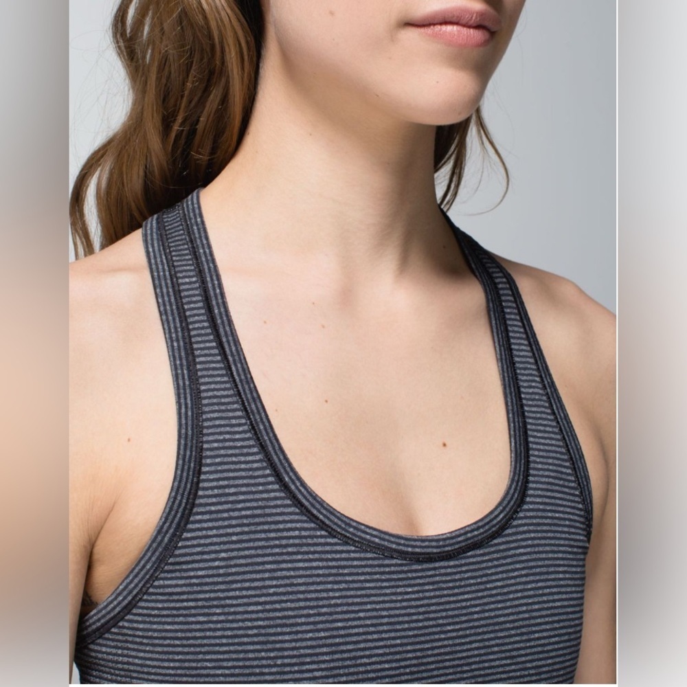 Lululemon Run: Swiftly Tech Racerback Tank Black / White W1A57S - Picture 2 of 11